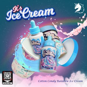 COTTON CANDY RAINBOW ICECREAM